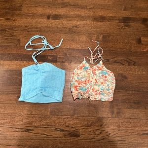 2 cute tank tops from vintage Havana and American Eagle